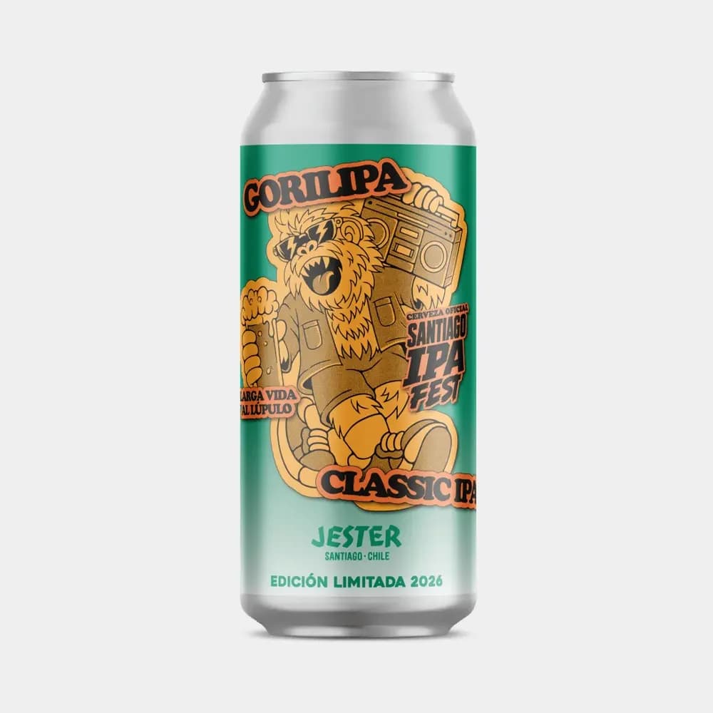 CERVEZA JESTER GORILIPA LATA 473cc